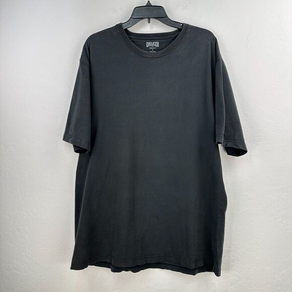 Duluth Trading Tshirt Mens Large Black Cotton Short Sleeve Pullover Tee Workwear - Picture 1 of 7